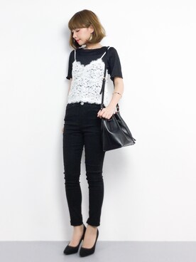 ayumi  sato さん（レディース・155cm）の夏コーディネート