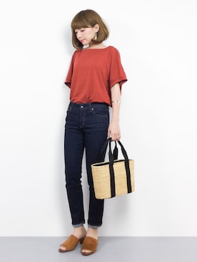 ayumi  sato さん（レディース・155cm）の夏コーディネート