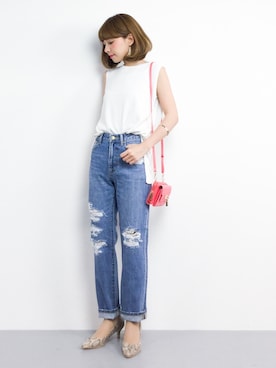 ayumi  sato さん（レディース・155cm）の夏コーディネート