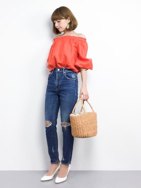 ayumi sato さん(レディース・155cm)の夏コーディネート