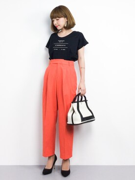 ayumi  sato さん（レディース・155cm）の夏コーディネート