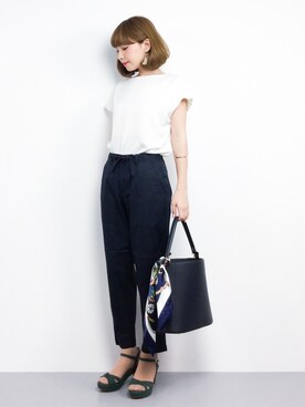 ayumi  sato さん（レディース・155cm）の夏コーディネート