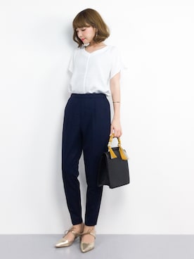 ayumi  sato さん（レディース・155cm）の夏コーディネート