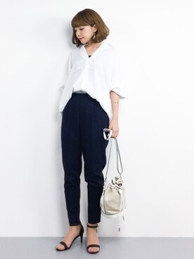 ayumi  sato さん（レディース・155cm）の夏コーディネート