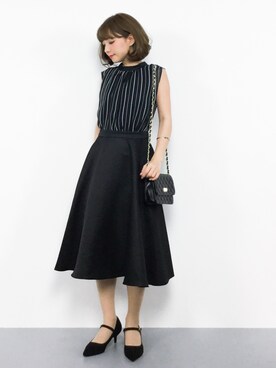 「moca couture（モカクチュール）のアイテム」を使った、ayumi  sato さん（レディース・155cm）の夏コーディネート
