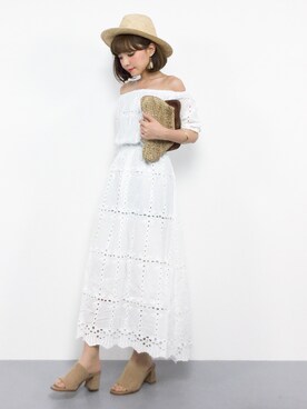 ayumi  sato さん（レディース・155cm）の夏コーディネート