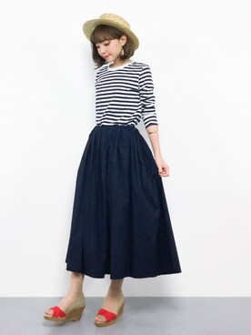 ayumi sato さん(レディース・155cm)の夏コーディネート