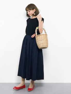 ayumi  sato さん（レディース・155cm）の夏コーディネート