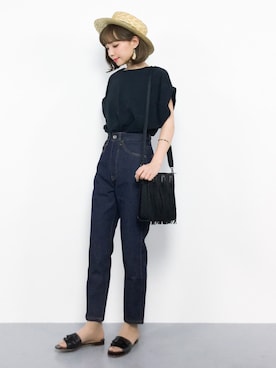 ayumi  sato さん（レディース・155cm）の夏コーディネート