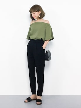 ayumi  sato さん（レディース・155cm）の夏コーディネート