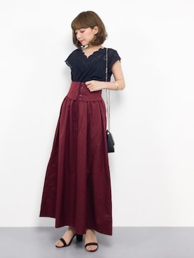 ayumi sato さん(レディース・155cm)の夏コーディネート