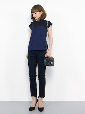 ayumi  sato さん（レディース・155cm）の夏コーディネート