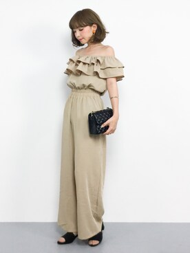 ayumi  sato さん（レディース・155cm）の夏コーディネート