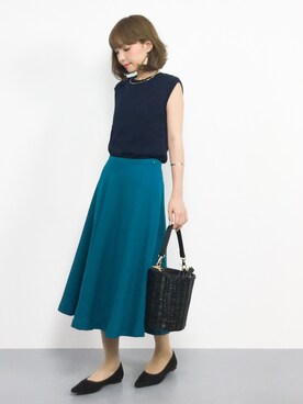 ayumi  sato さん（レディース・155cm）の夏コーディネート