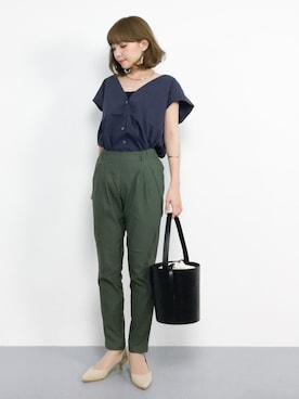 ayumi  sato さん（レディース・155cm）の夏コーディネート