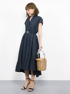 ayumi  sato さん（レディース・155cm）の夏コーディネート