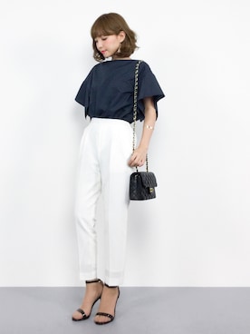 ayumi  sato さん（レディース・155cm）の夏コーディネート