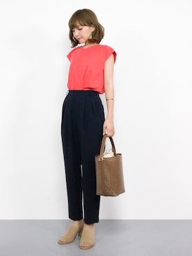 ayumi  sato さん（レディース・155cm）の夏コーディネート