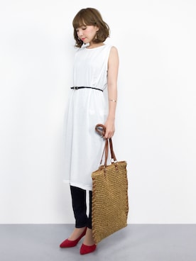 ayumi  sato さん（レディース・155cm）の夏コーディネート