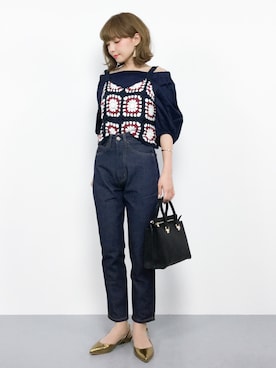 ayumi  sato さん（レディース・155cm）の夏コーディネート