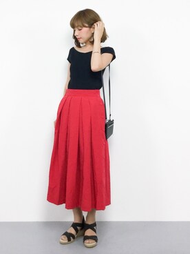 ayumi sato さん(レディース・155cm)の夏コーディネート