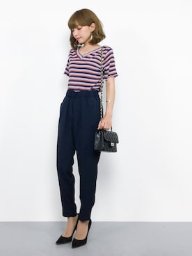 ayumi  sato さん（レディース・155cm）の夏コーディネート