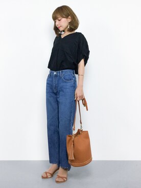 ayumi  sato さん（レディース・155cm）の夏コーディネート