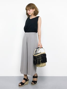 ayumi  sato さん（レディース・155cm）の夏コーディネート