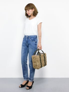 ayumi  sato さん（レディース・155cm）の夏コーディネート