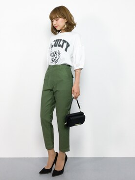 ayumi  sato さん（レディース・155cm）の夏コーディネート