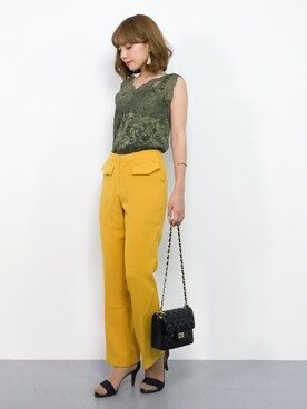 ayumi  sato さん（レディース・155cm）の夏コーディネート