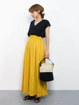 ayumi  sato さん（レディース・155cm）の夏コーディネート