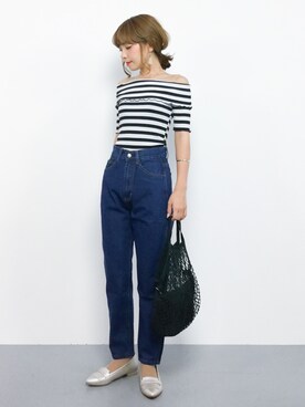 ayumi  sato さん（レディース・155cm）の夏コーディネート