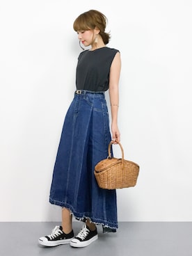 ayumi sato さん(レディース・155cm)の夏コーディネート