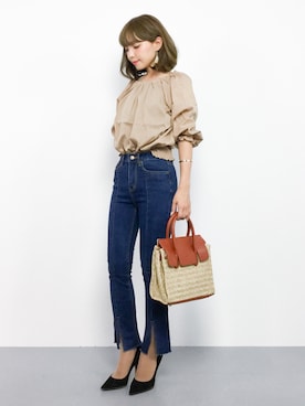 ayumi  sato さん（レディース・155cm）の夏コーディネート