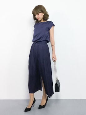 ayumi  sato さん（レディース・155cm）の夏コーディネート