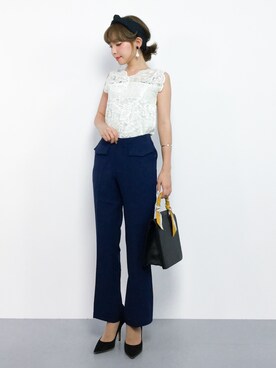 ayumi  sato さん（レディース・155cm）の夏コーディネート