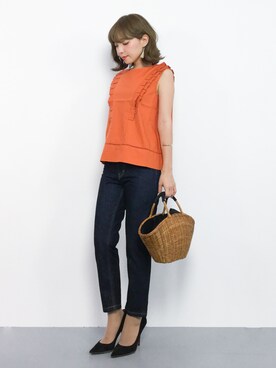 ayumi  sato さん（レディース・155cm）の夏コーディネート