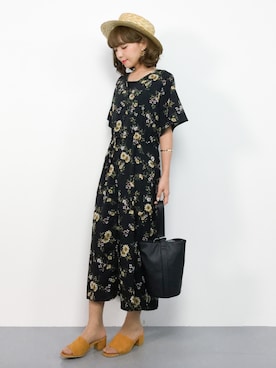 ayumi  sato さん（レディース・155cm）の夏コーディネート