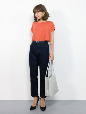 ayumi  sato さん（レディース・155cm）の夏コーディネート