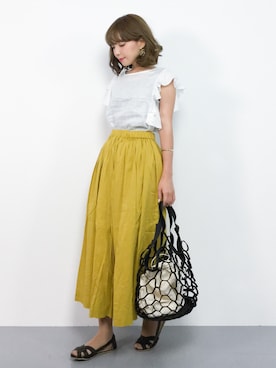 ayumi  sato さん（レディース・155cm）の夏コーディネート