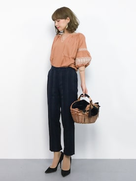 ayumi  sato さん（レディース・155cm）の夏コーディネート
