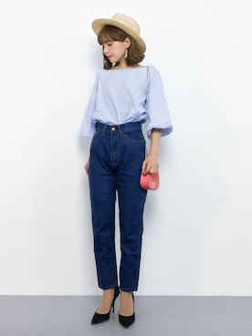 ayumi  sato さん（レディース・155cm）の夏コーディネート