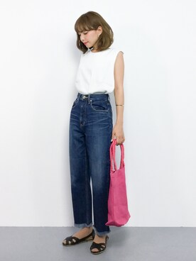 ayumi  sato さん（レディース・155cm）の夏コーディネート
