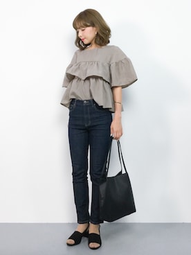 ayumi  sato さん（レディース・155cm）の夏コーディネート