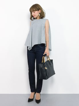 ayumi  sato さん（レディース・155cm）の夏コーディネート