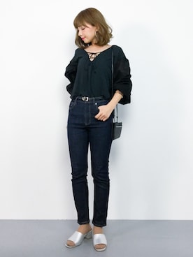 ayumi  sato さん（レディース・155cm）の夏コーディネート