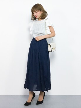 ayumi  sato さん（レディース・155cm）の夏コーディネート