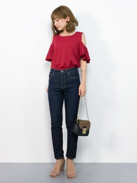 ayumi  sato さん（レディース・155cm）の夏コーディネート