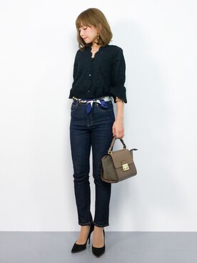 ayumi  sato さん（レディース・155cm）の夏コーディネート